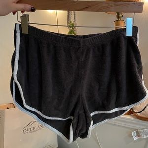 • varsity Terrycloth shorts •